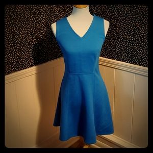 Blue Quilted Dress